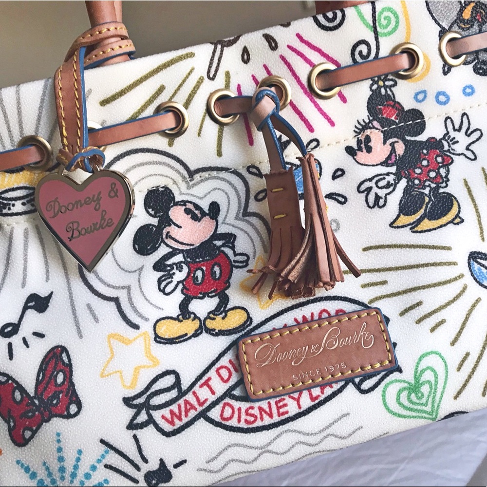 Dooney and Bourke Disney Sketch Purse Handbag